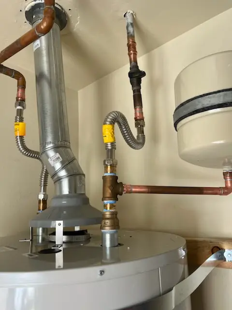 Water heater installation and plumbing repair in New Upsala