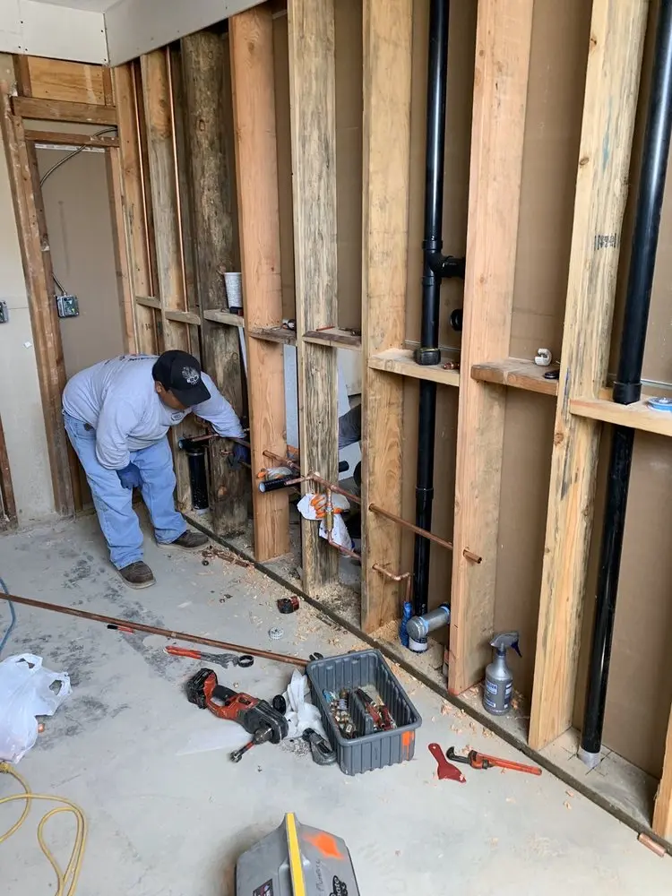 Commercial rough-in plumbing for Commercial Plumbing in New Upsala